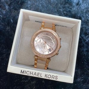 New Rose gold Michael Kors watch.
